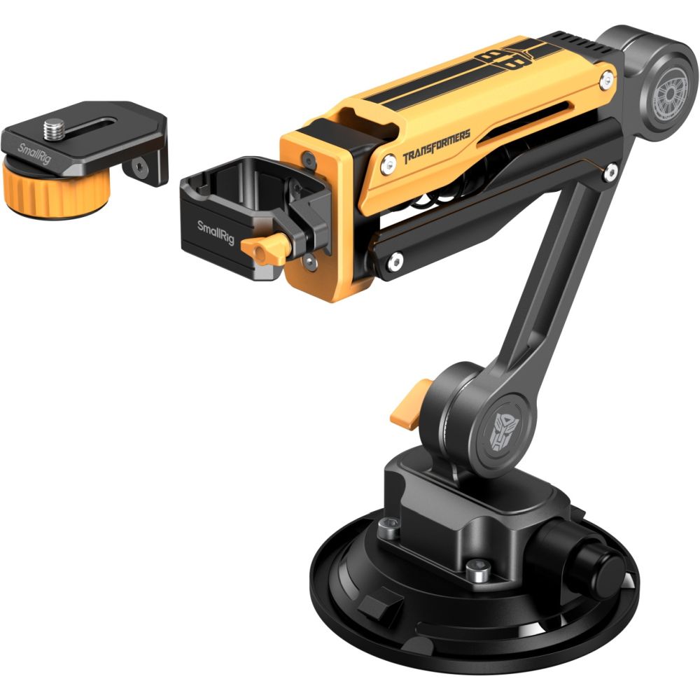 Brazo amortiguador SmallRig 5528 Mini para DJI Osmo Pocket 3 / GoPro HERO13 / Insta360 X4 (Edición BumbleBee)